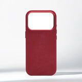 Luxury Shockproof Magnetic Fiber Leather Case For iPhone