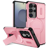 Magnetic Armor Lens Protect Camera Case for Samsung