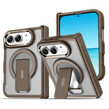 Folding Holder Stand Magnetic Phone Case For iPhone Duo