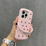 Solid Color Silicone Hole Mesh Cooling Case for iPhone