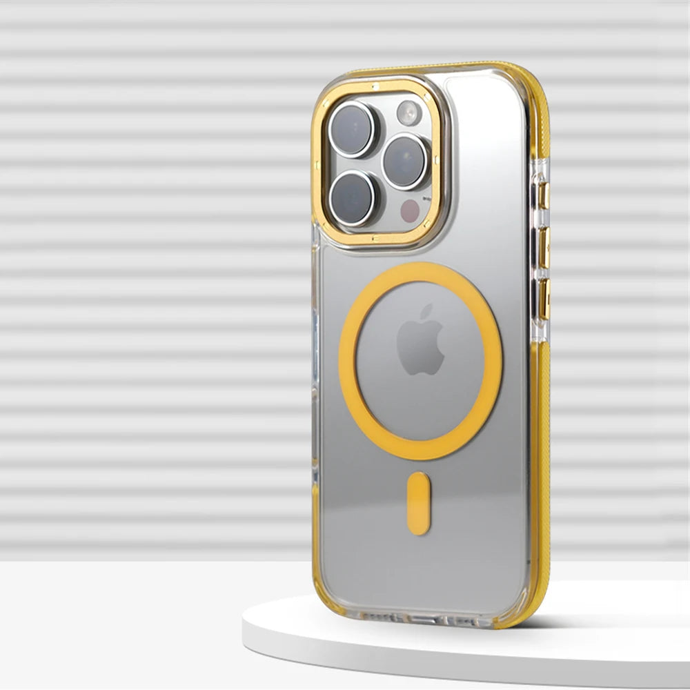 Luxury Armor Non-Slip Magnetic Case For iPhone