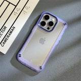 Acrylic Shockproof Bumper Armor Transparent Case For iPhone