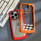 Acrylic Shockproof Bumper Armor Transparent Case For iPhone