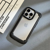 Acrylic Shockproof Bumper Armor Transparent Case For iPhone