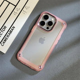 Acrylic Shockproof Bumper Armor Transparent Case For iPhone