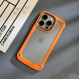 Acrylic Shockproof Bumper Armor Transparent Case For iPhone