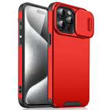 Slide Camera Shockproof Protective Case For iPhone