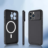 Slide Camera Lens Protection Magnetic Case for iPhone