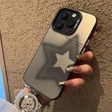 Smudged Star Matte Laser Graphic Case For iPhone