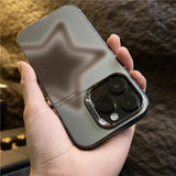 Smudged Star Matte Laser Graphic Case For iPhone