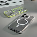 Bumper Shockproof Clear Magnetic Lens Protective Case for iPhone