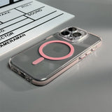 Bumper Shockproof Clear Magnetic Lens Protective Case for iPhone