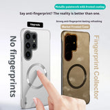 Thin Metallic Paint Borderless Magnetic Case For Samsung