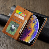 Thin Suede Leather Wallet Case for iPhone