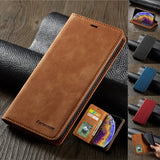 Thin Suede Leather Wallet Case for iPhone