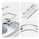 Transparent Silicone Frame Magnetic Rotating Ring Bracket Case for Samsung