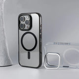 Transparent Magnetic Invisible Lens Clear Non-slip Case for iPhone