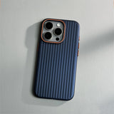 Ultra Thin Corrugated Matte Shockprof Case For iPhone