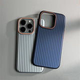 Ultra Thin Corrugated Matte Shockprof Case For iPhone