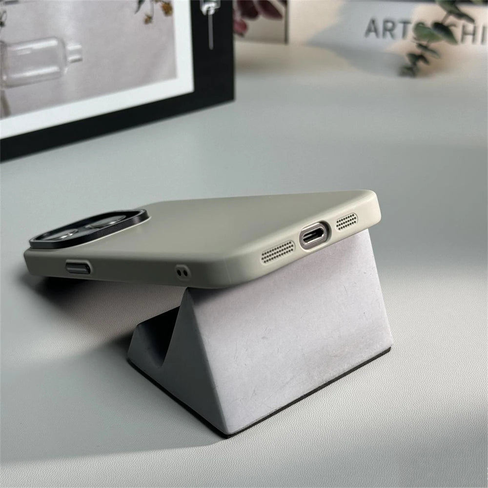 Ultra Thin Solid Retro Matte Hard PC Case For iPhone