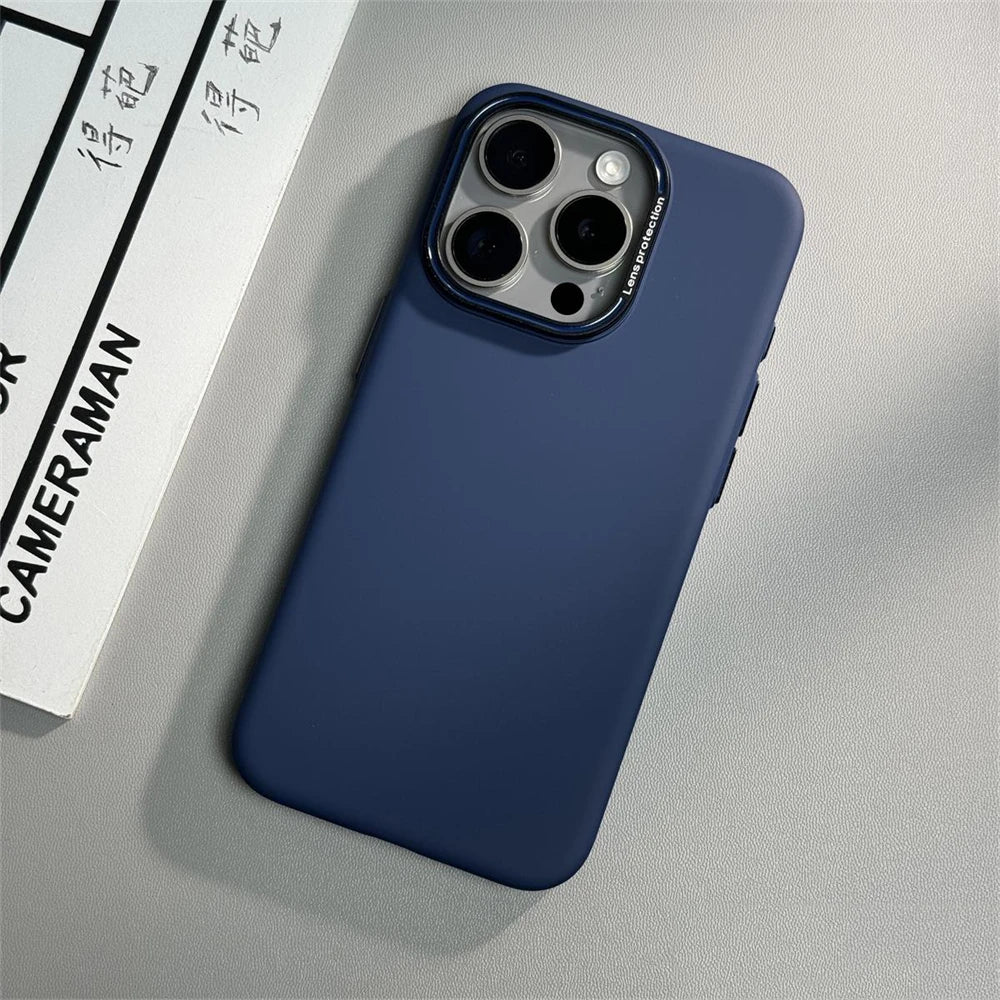 Ultra Thin Solid Retro Matte Hard PC Case For iPhone