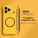 Ultra Thin Hard PC Magnetic Frameless Case For iPhone