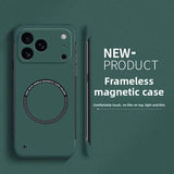 Ultra Thin Hard PC Magnetic Frameless Case For iPhone