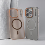 Ultrathin Frosted Barcode Magnetic Case for iPhone