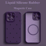 Liquid Silicone Magnetic Little Star Case For iPhone