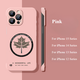 Maple Leaf Borderless Cooling Case For iPhone