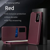 New Smart Window Card Insertion Case For Samsung