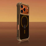 Matte Transparent PC Magnetic Case For iPhone