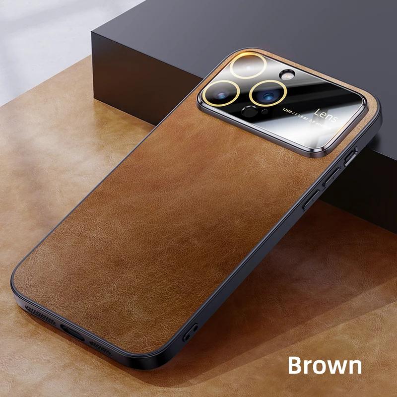 Magnetic Shockproof  PU Leather Case For iPhone