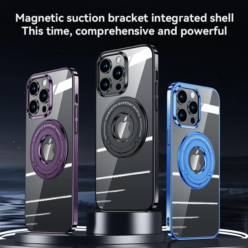 Slim Magnetic Shockproof Stand Case For iPhone