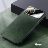 Magnetic Shockproof  PU Leather Case For iPhone