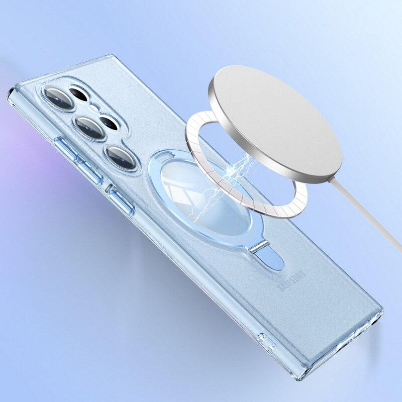 Stand Holder Magnetic Case For Samsung