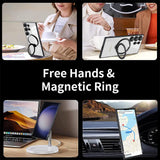 Magnetic Ring Holder Case For Samsung