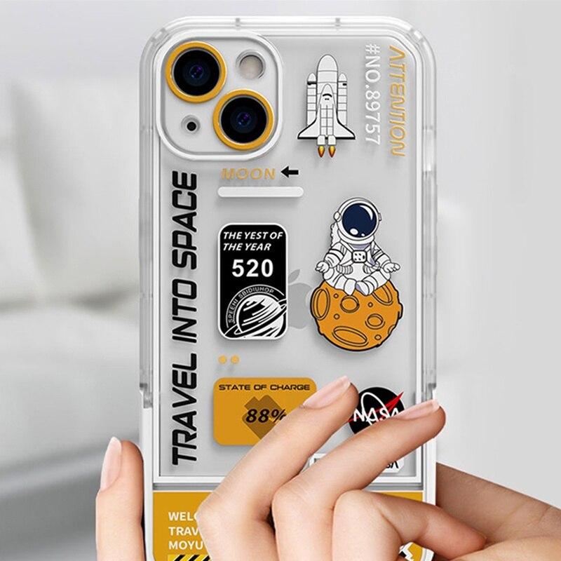 Space Astronaut Stand Case For iPhone