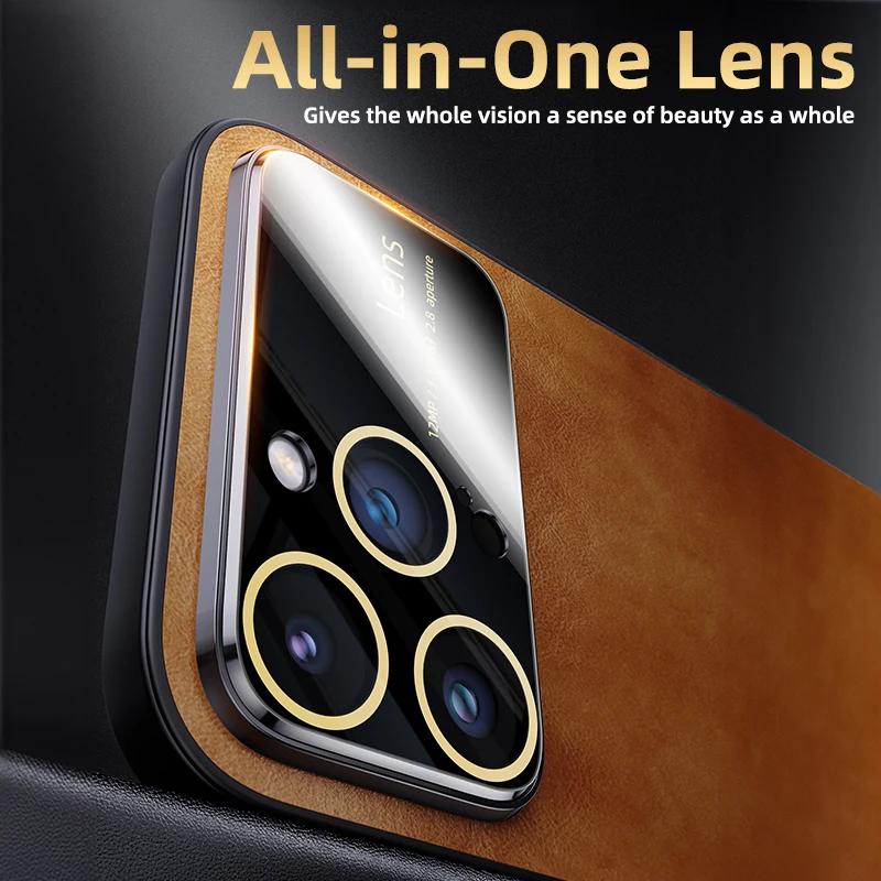 Magnetic Shockproof  PU Leather Case For iPhone