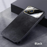 Magnetic Shockproof  PU Leather Case For iPhone