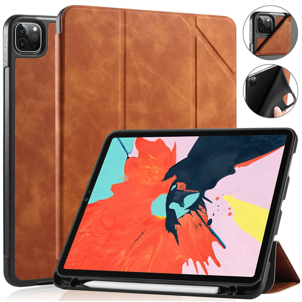 Magnetic Leather Case for iPad