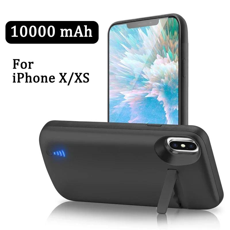 10000mAh External Battery Charger Power Bank Case For iPhone