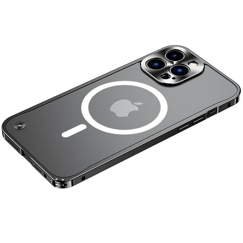 Luxury Aluminum Magnetic Case for iPhone