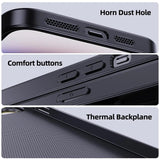 Magnetic Shockproof  PU Leather Case For iPhone