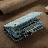 Vintage Multifunction Wallet Leather Case For iPhone