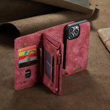 Vintage Multifunction Wallet Leather Case For iPhone