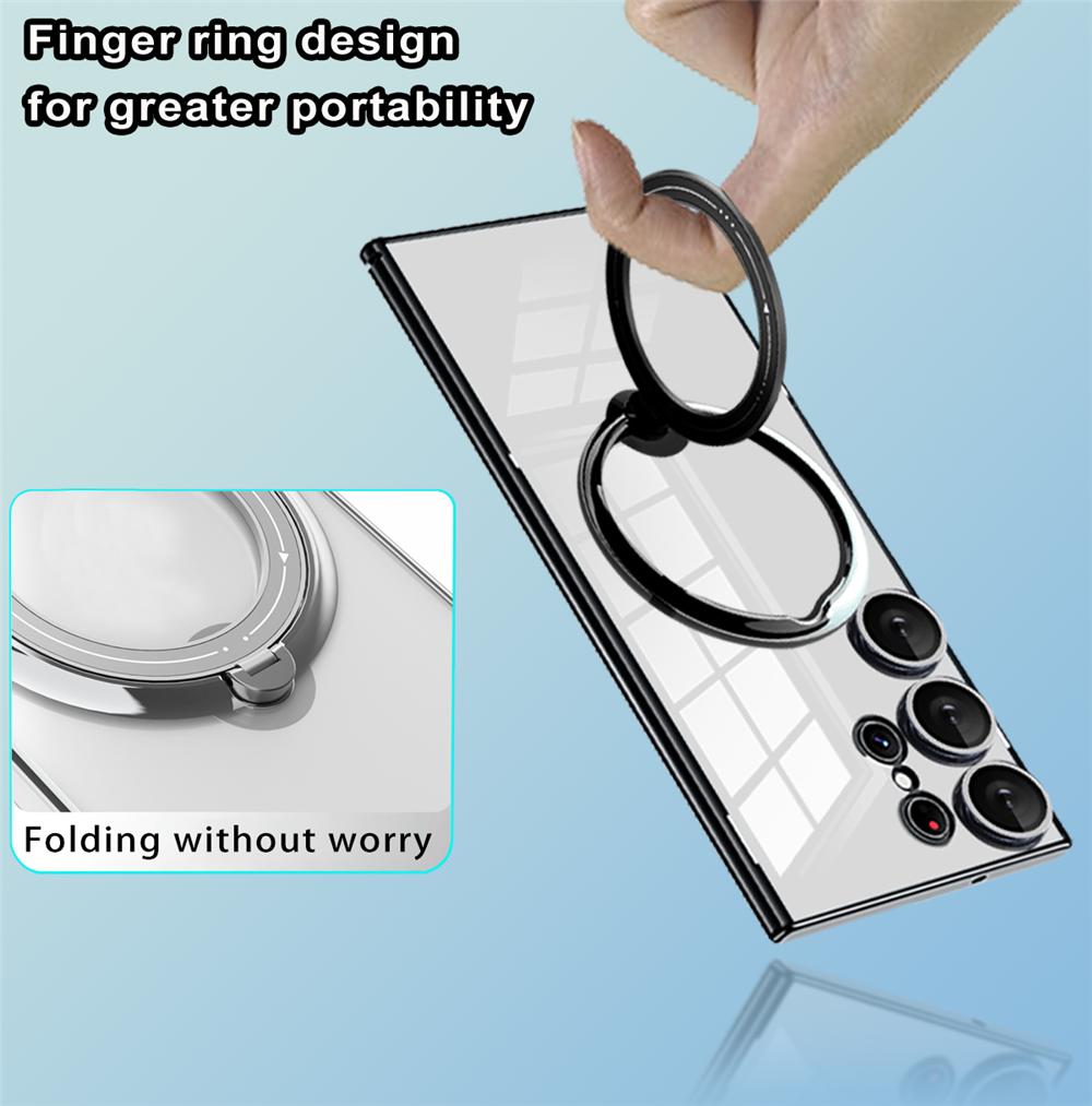 Magnetic Ring Holder Case For Samsung