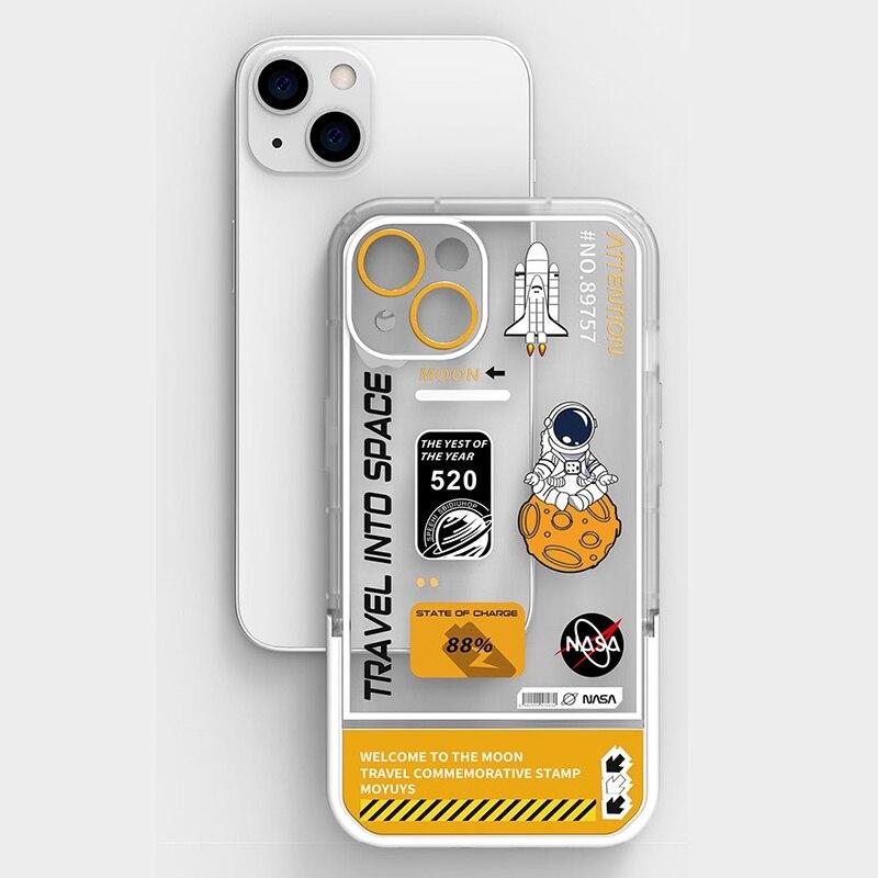 Space Astronaut Stand Case For iPhone