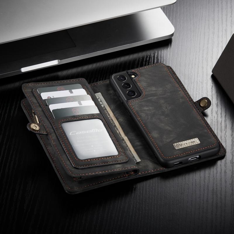 Vintage Multifunction Wallet Leather Case For Samsung