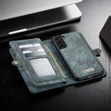 Vintage Multifunction Wallet Leather Case For Samsung